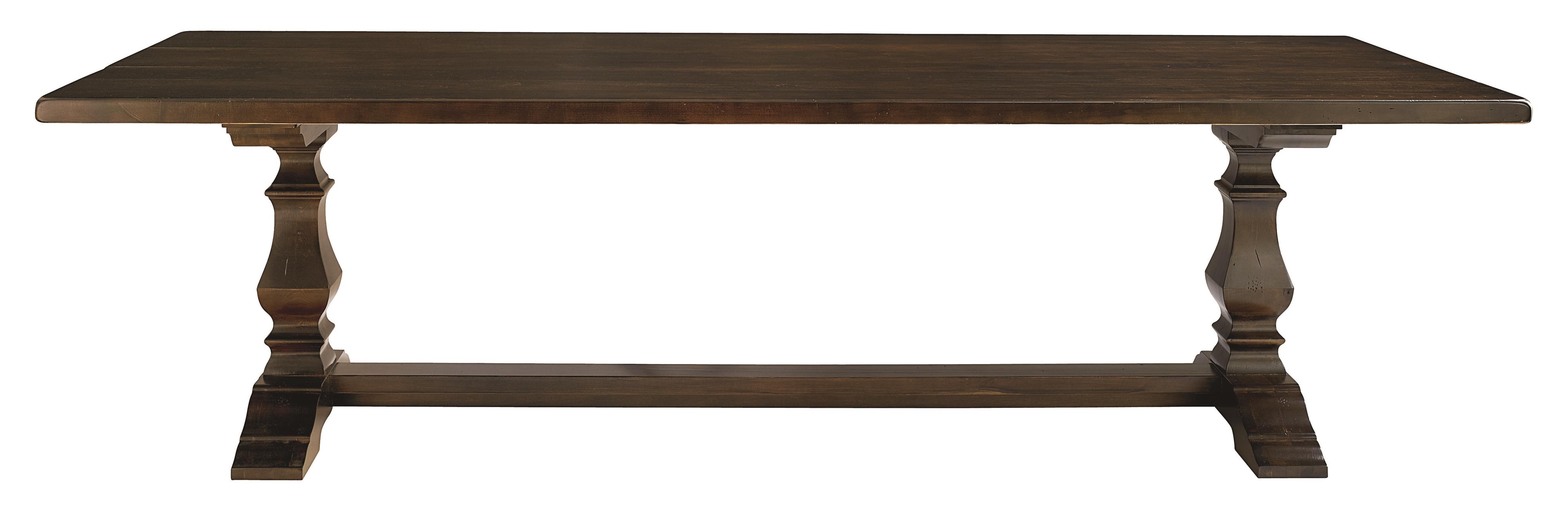 Bassett Bench Made 40150842 108" Rectangular Trestle Base Table John